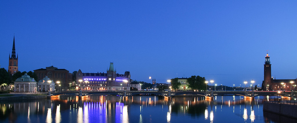 Photo of Stockholm at dusk